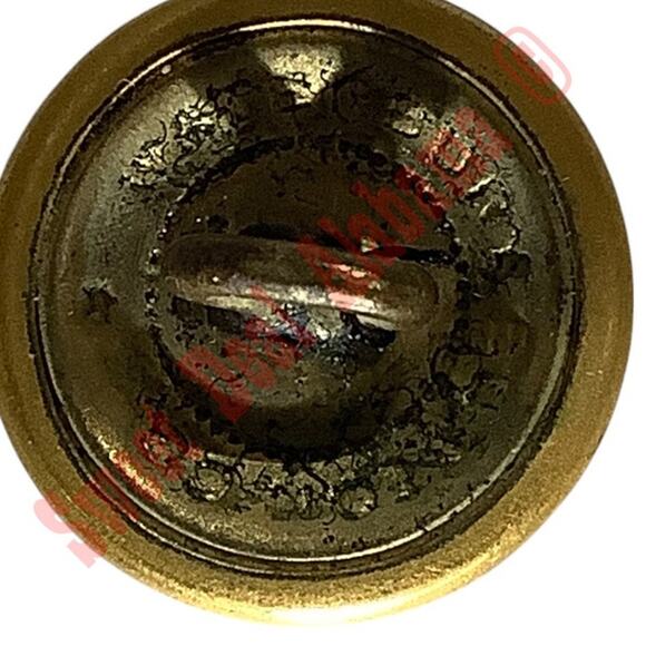 2-PK (Mid Century), Waterbury Co. Brass Buttons w/ Eagle Seal, 5/8"D - Picture 3 of 4